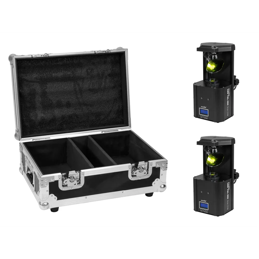 EUROLITE Set 2x LED TSL-350 Scan COB + Case