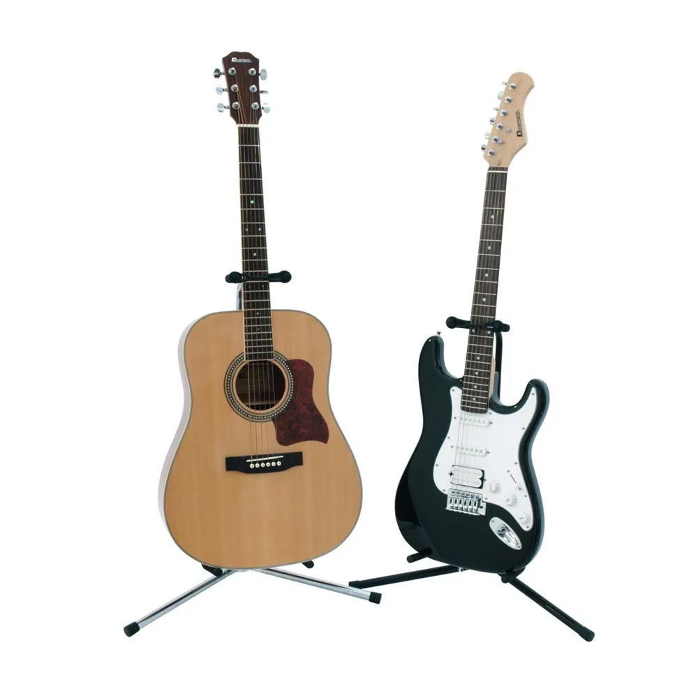 DIMAVERY Gitarrenständer, schwarz, ECO