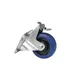 ROADINGER Lenkrolle RD-100B 100mm blau mit Bremse