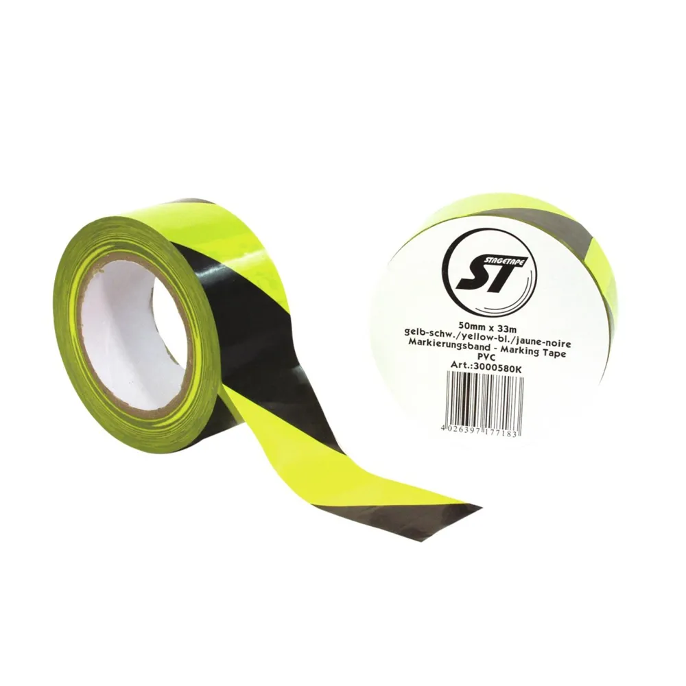 ACCESSORY Markierungsband PVC gelb/sw