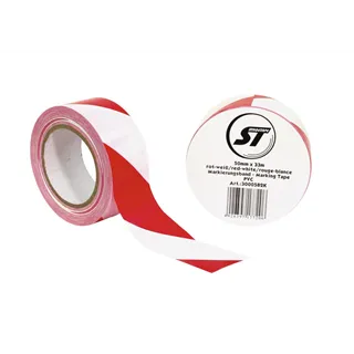 ACCESSORY Markierungsband PVC rot/weiß
