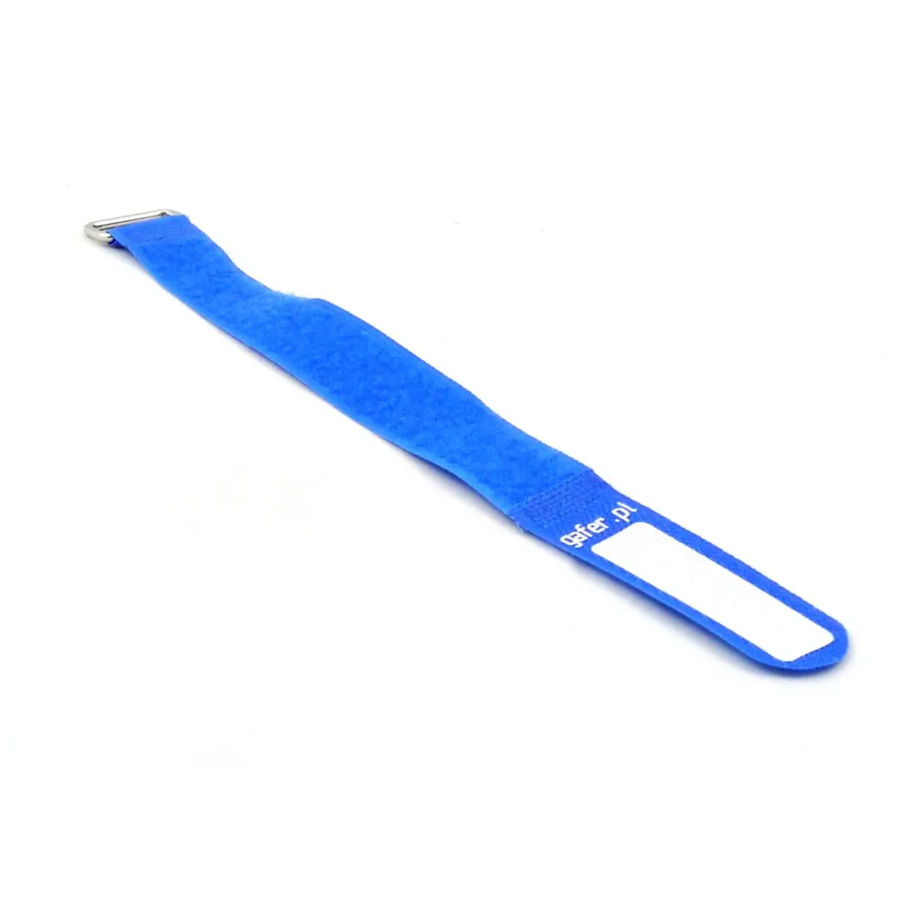 GAFER.PL Kabelbinder Klettverschluss 25x260mm 5er Pack blau