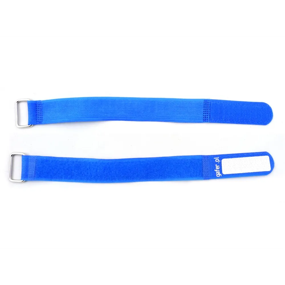 GAFER.PL Kabelbinder Klettverschluss 25x260mm 5er Pack blau