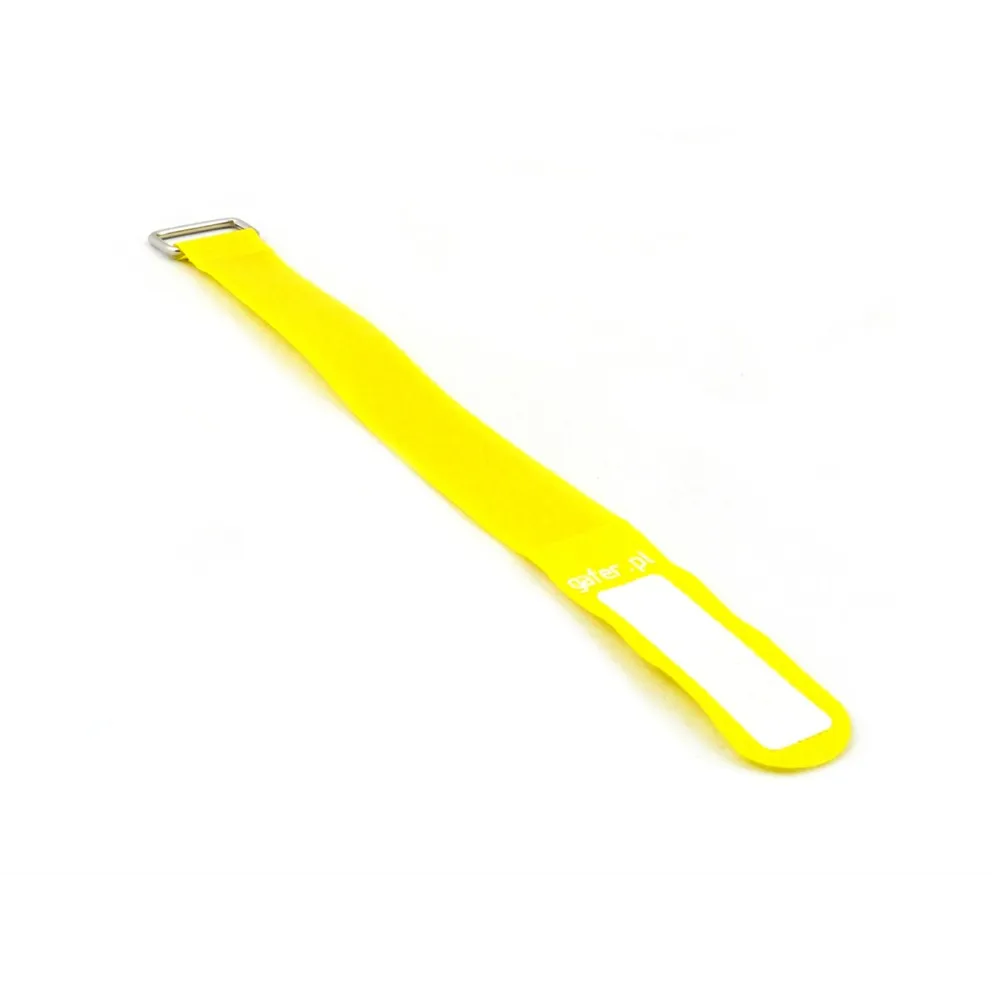 GAFER.PL Kabelbinder Klettverschluss 25x260mm 5er Pack gelb