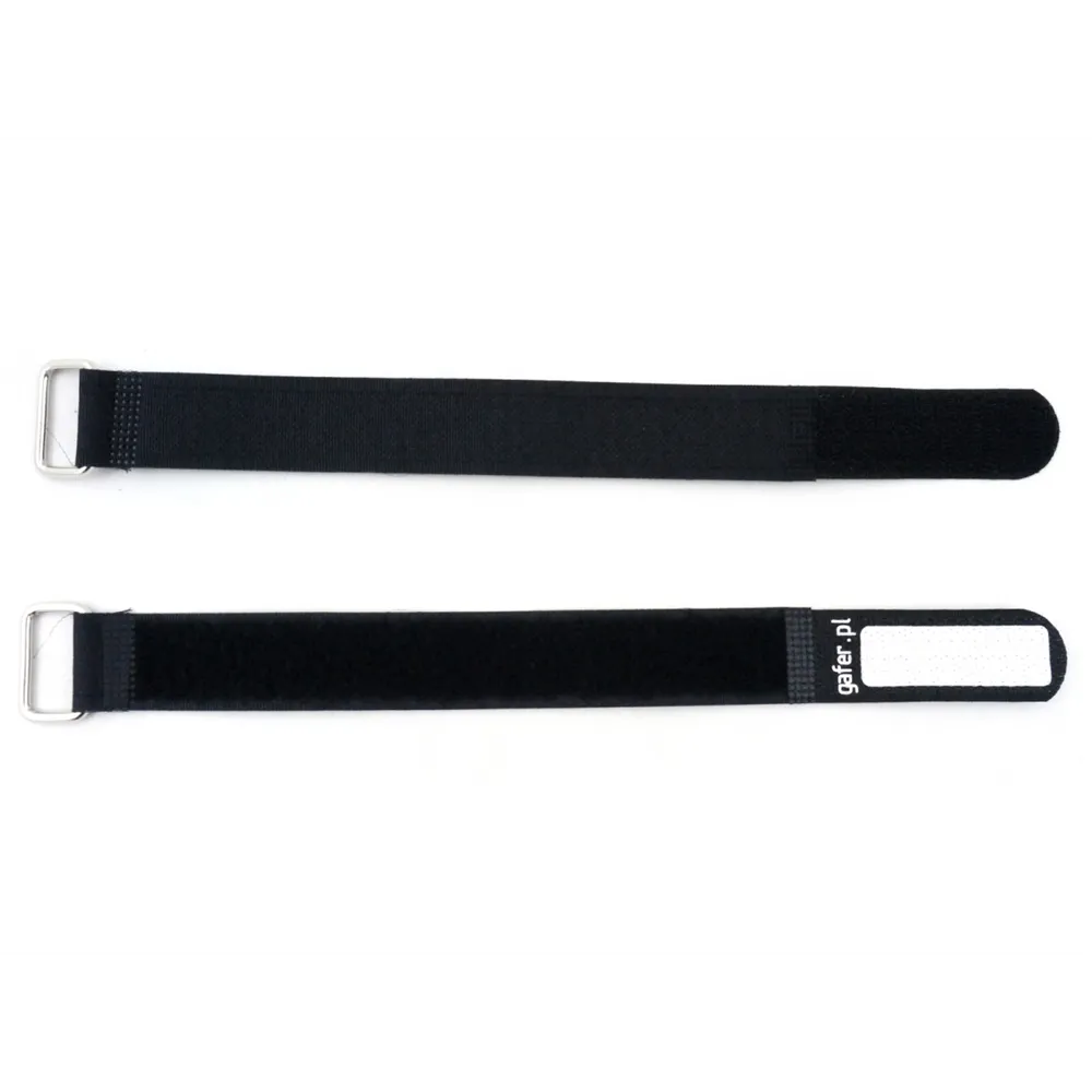 GAFER.PL Kabelbinder Klettverschluss 25x260mm 5er Pack sw