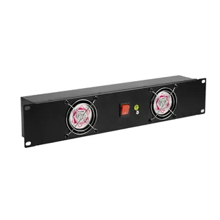 OMNITRONIC Frontplatte Z-19 mit 2 Lüftern 2HE