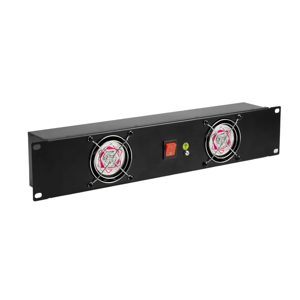 OMNITRONIC Frontplatte Z-19 mit 2 Lüftern 2HE