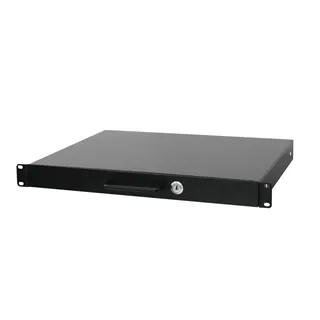 OMNITRONIC Rackschublade mit Schloss 1HE