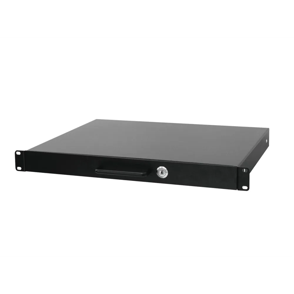 OMNITRONIC Rackschublade mit Schloss 1HE
