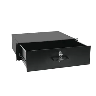 OMNITRONIC Rackschublade mit Schloss 3HE