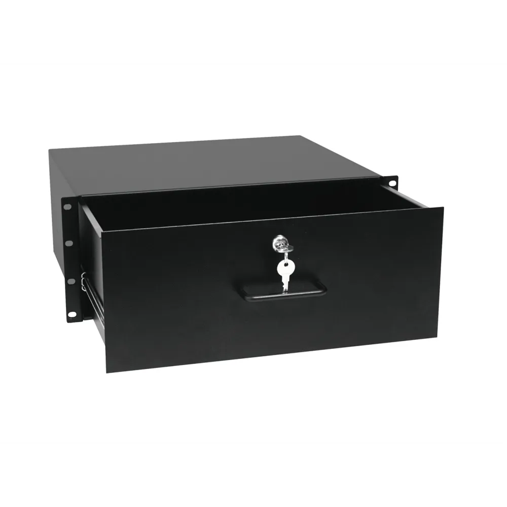 OMNITRONIC Rackschublade mit Schloss 4HE