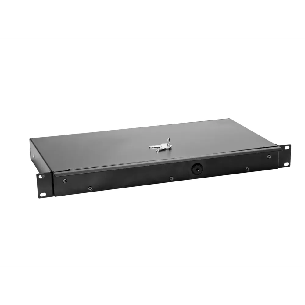 OMNITRONIC Rackschublade KE-1 Rackschublade mit Schloss 1HE