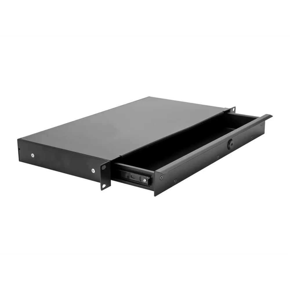 OMNITRONIC Rackschublade KE-1 Rackschublade mit Schloss 1HE