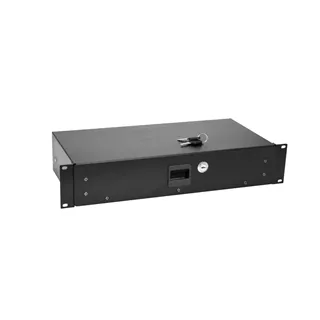 OMNITRONIC Rackschublade SN-2 Rackschublade mit Schloss 2HE
