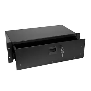 OMNITRONIC Rackschublade SN-3 Rackschublade mit Schloss 3HE