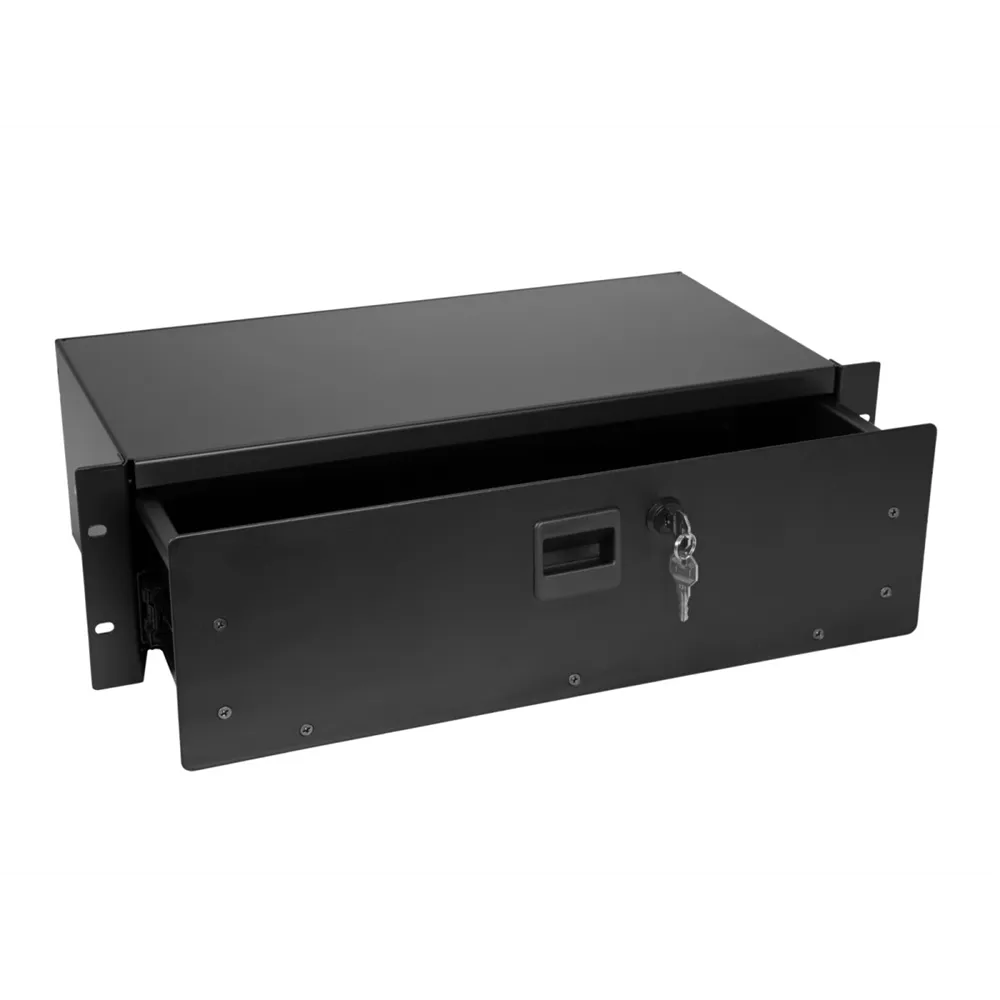 OMNITRONIC Rackschublade SN-3 Rackschublade mit Schloss 3HE