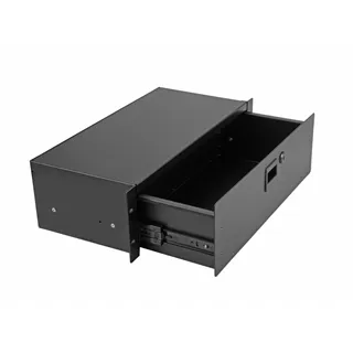 OMNITRONIC Rackschublade SN-3 Rackschublade mit Schloss 3HE