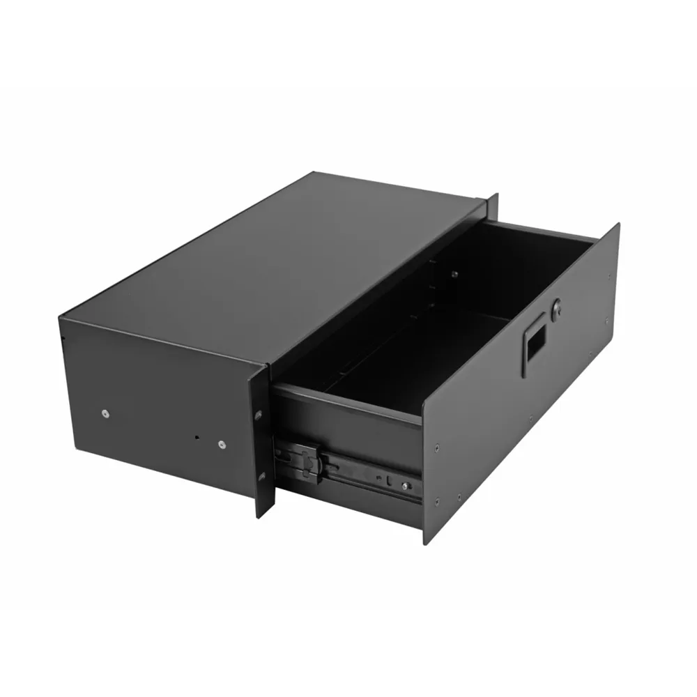 OMNITRONIC Rackschublade SN-3 Rackschublade mit Schloss 3HE