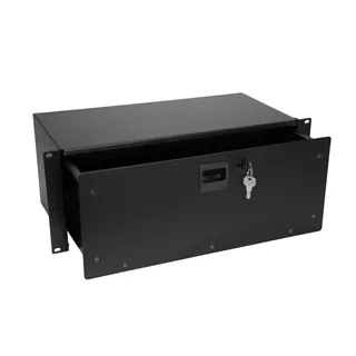 OMNITRONIC Rackschublade SN-4 Rackschublade mit Schloss 4HE