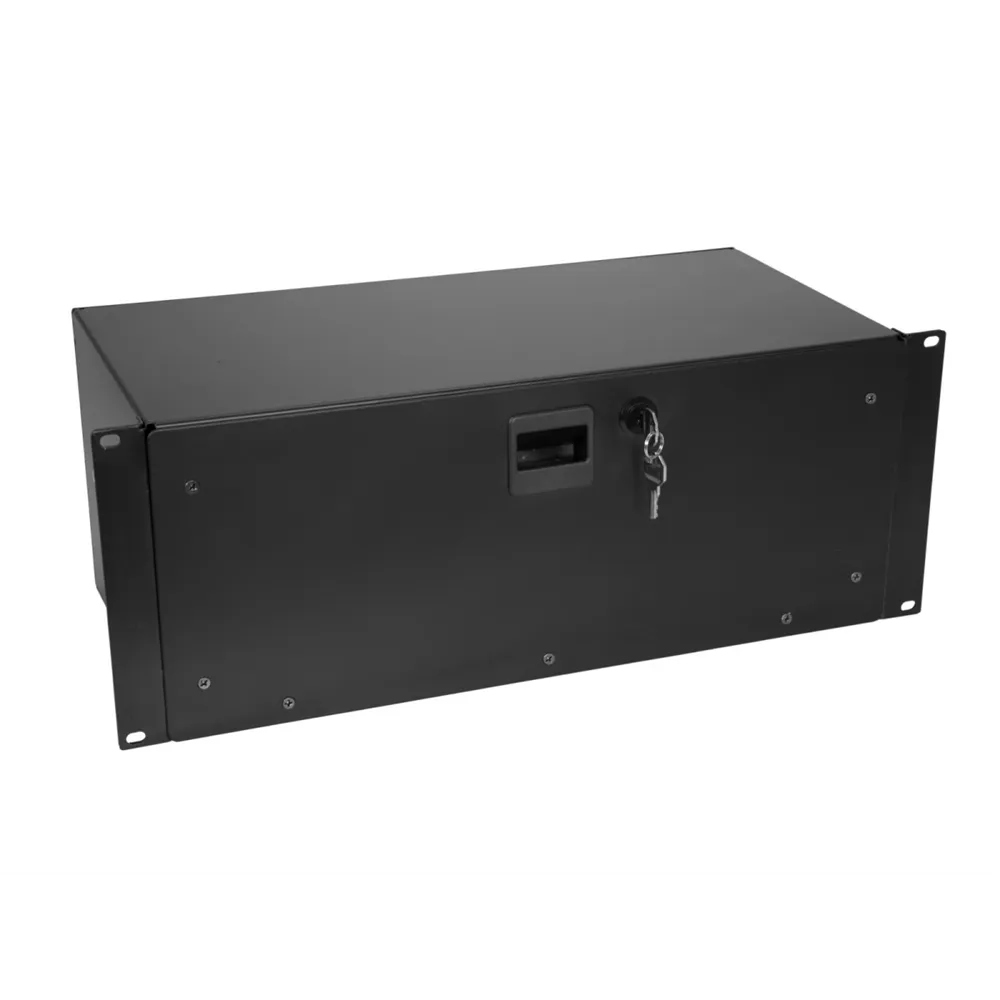 OMNITRONIC Rackschublade SN-4 Rackschublade mit Schloss 4HE