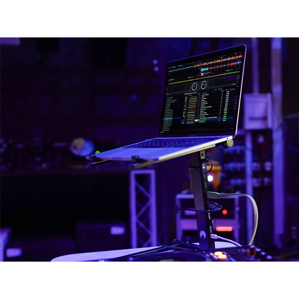 OMNITRONIC SLR-USB Laptop Stand inkl. USB-Hub