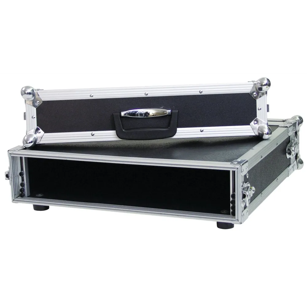 ROADINGER Effektrack CO DD, 2HE, 40cm tief, schwarz