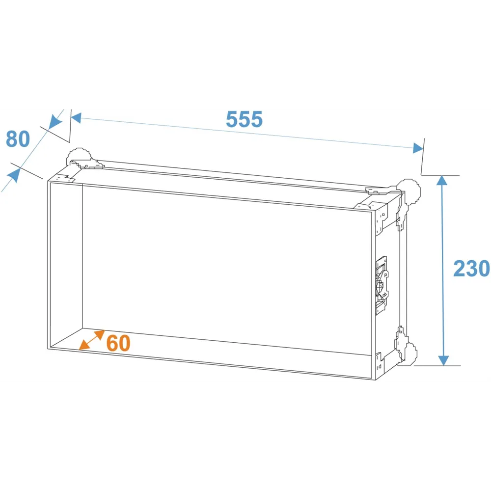 ROADINGER Rack Profi 4HE 45cm