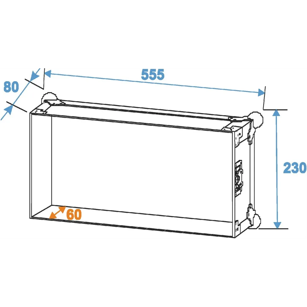 ROADINGER Rack Profi 4HE 45cm