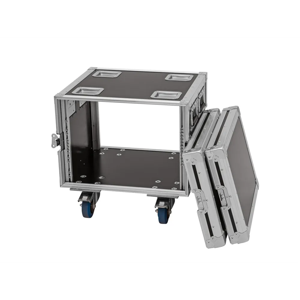 ROADINGER Rack Profi 8HE 45cm mit Rollen