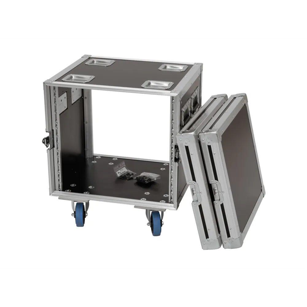 ROADINGER Rack Profi 10HE 45cm mit Rollen