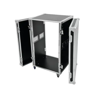 ROADINGER Rack Profi 12HE 45cm mit Rollen
