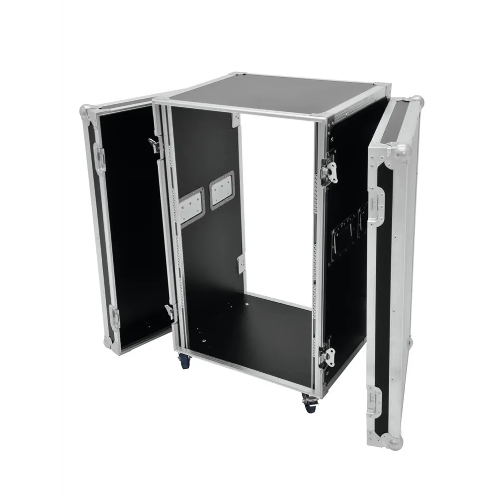 ROADINGER Rack Profi 12HE 45cm mit Rollen