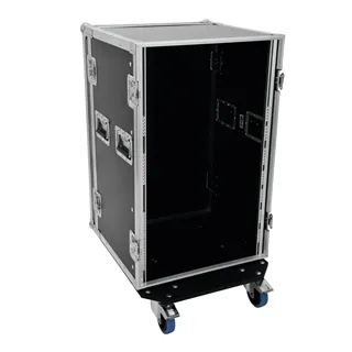ROADINGER Rack Profi 18HE 45cm mit Rollen