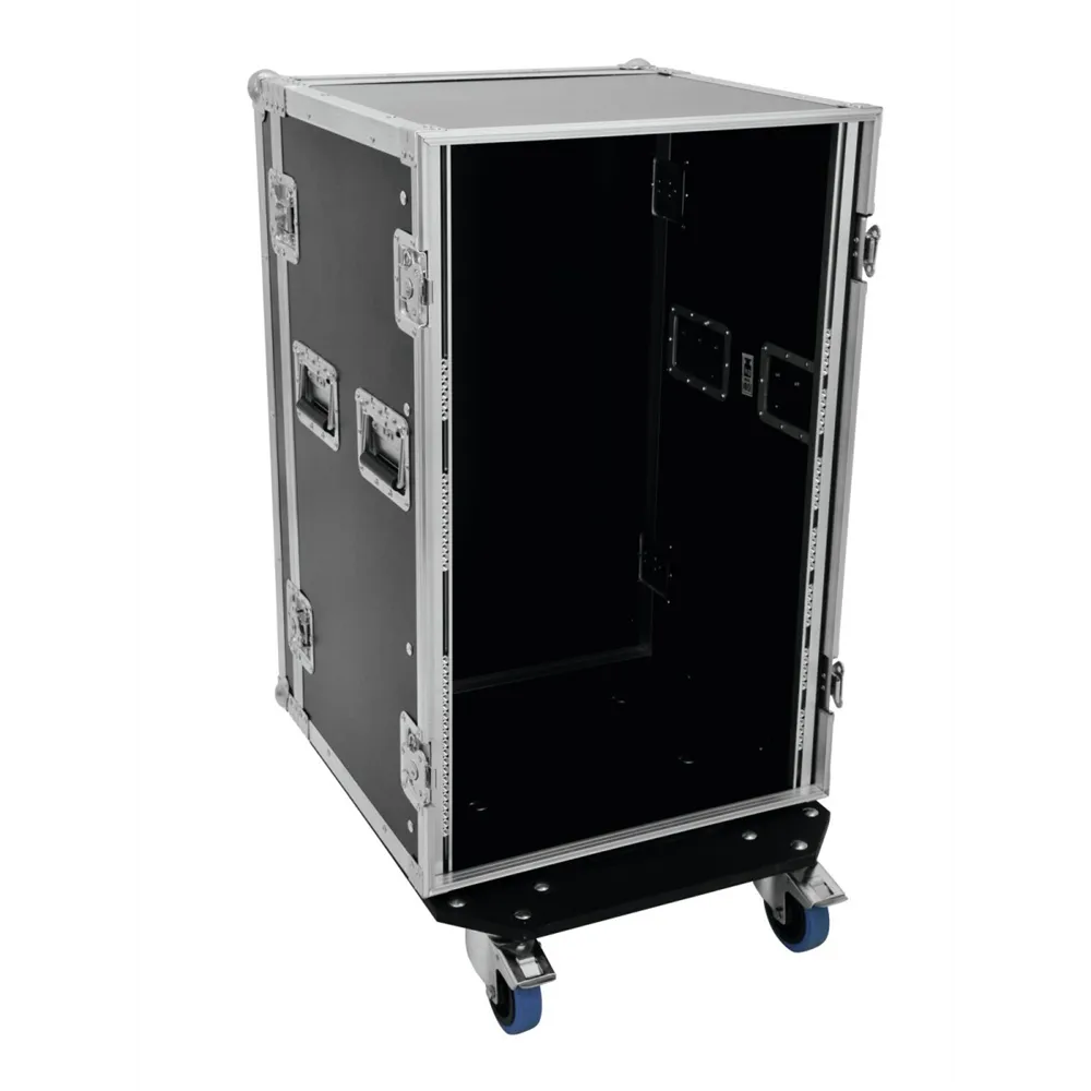ROADINGER Rack Profi 18HE 45cm mit Rollen