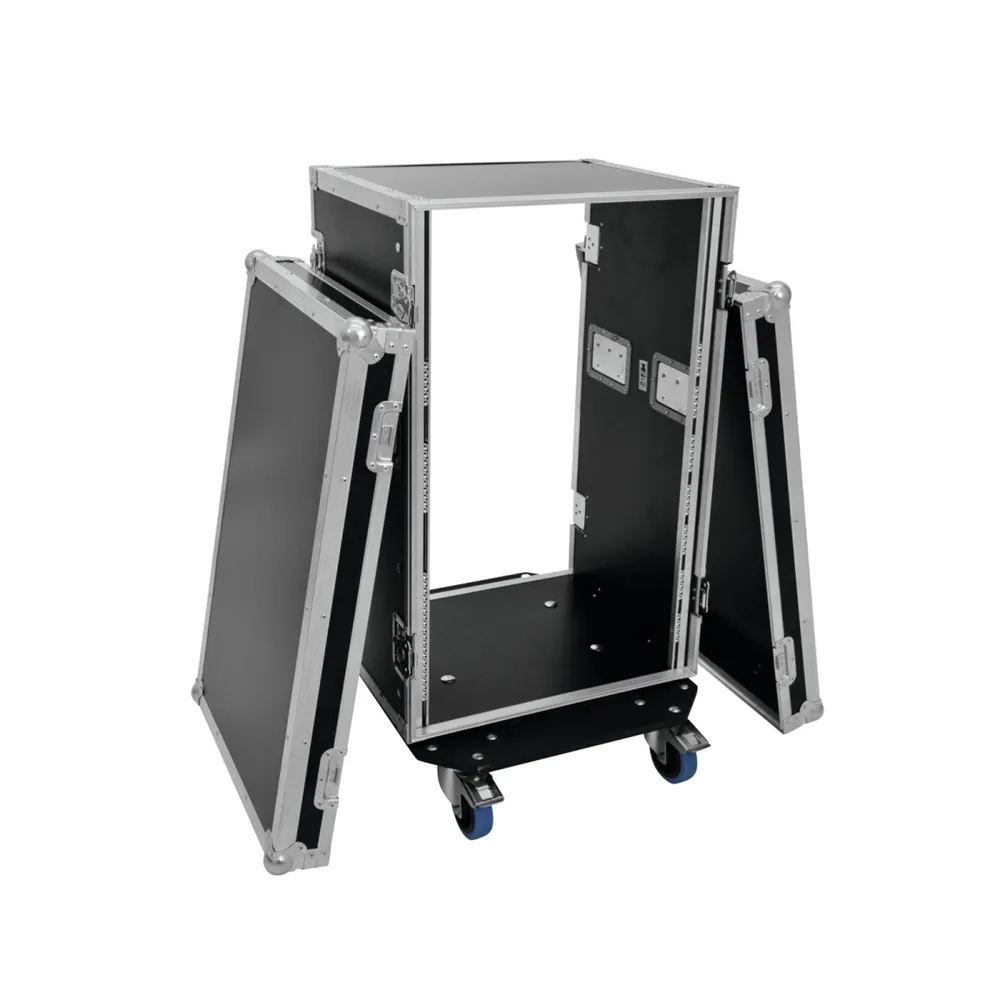 ROADINGER Rack Profi 18HE 45cm mit Rollen
