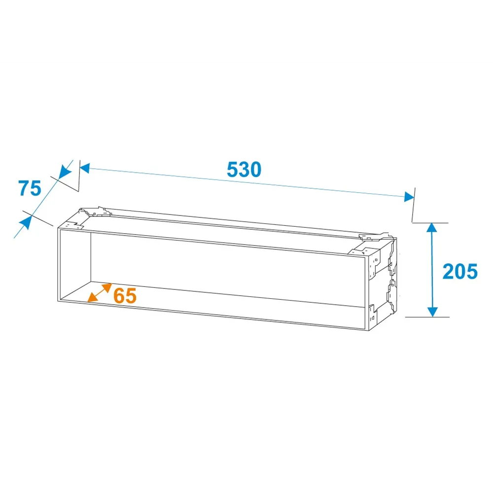 ROADINGER Rack Profi 4HE 25cm
