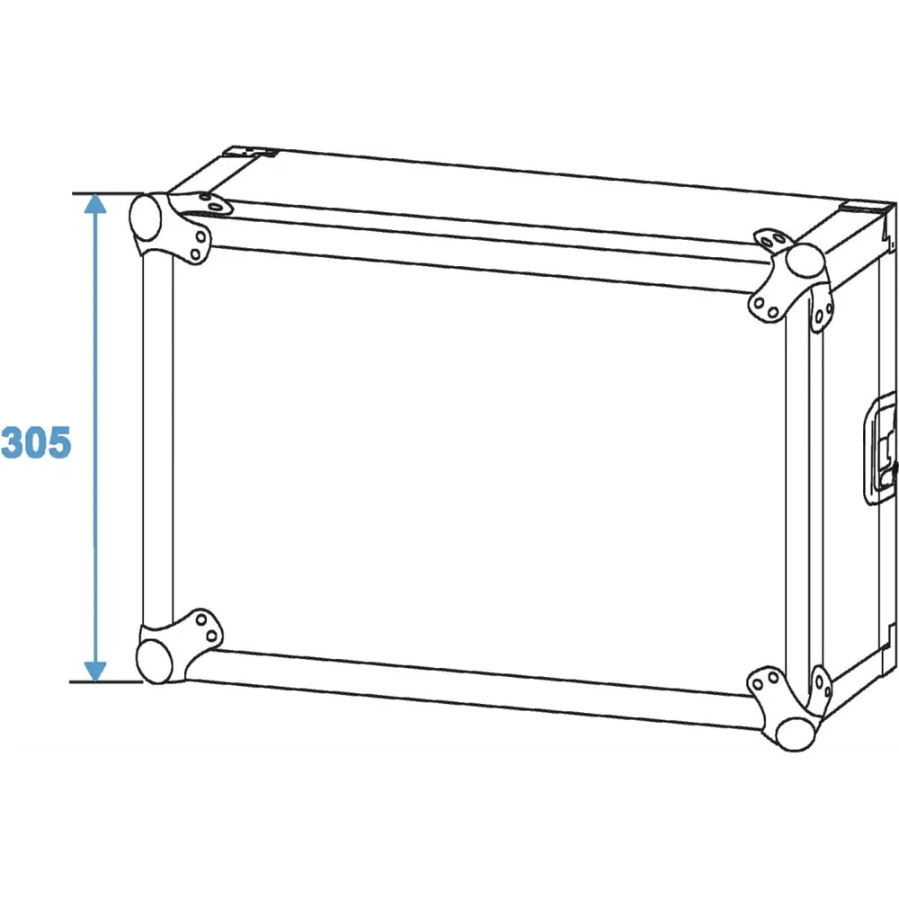 ROADINGER Verstärkerrack PR-2, 6HE, 47cm tief