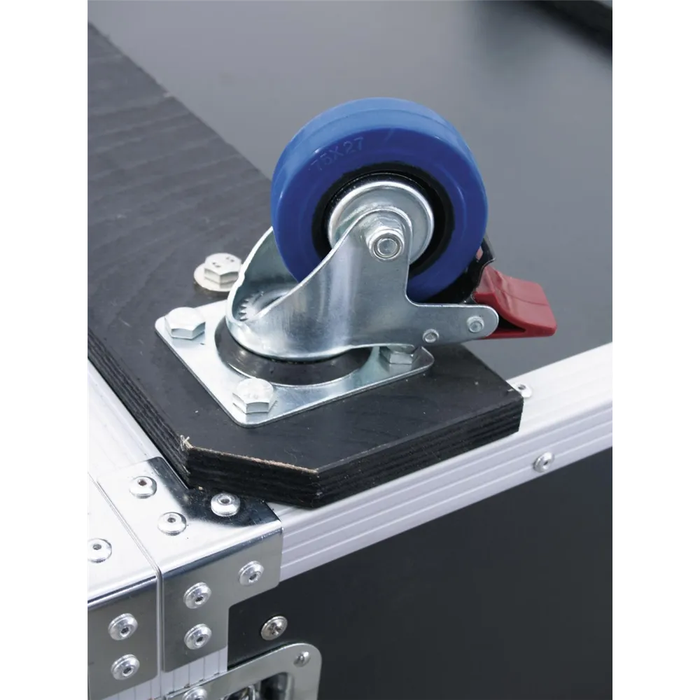 ROADINGER Verstärkerrack PR-2ST, 18HE, 57cm mit Rollen