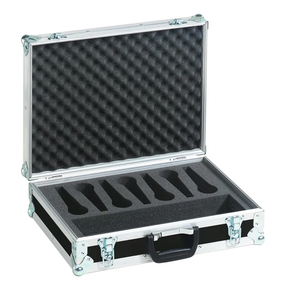 ROADINGER Mikrofon-Case Road 7 Mikrofone schwarz