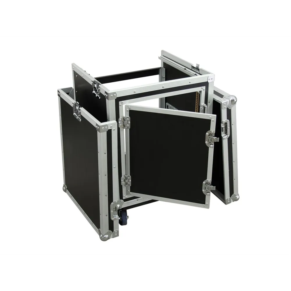 ROADINGER Spezial-Kombi-Case Profi, 8HE mit Rollen