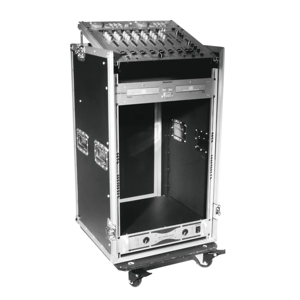 ROADINGER Spezial-Kombi-Case Profi, 17HE mit Rollen