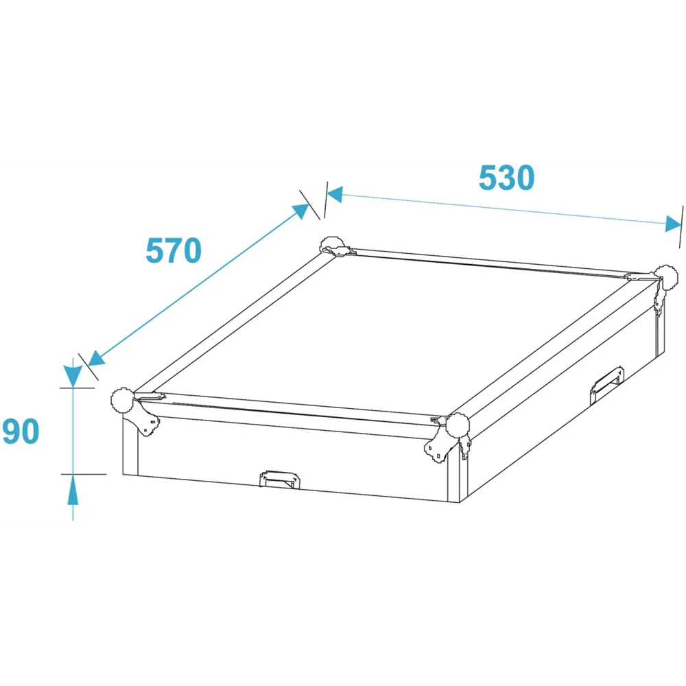 ROADINGER Spezial-Kombi-Case Profi, 4HE