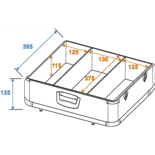 ROADINGER CD-Case ALU poliert 100 CDs