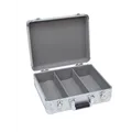 ROADINGER CD-Case ALU Digital-Booking abgerundet sil