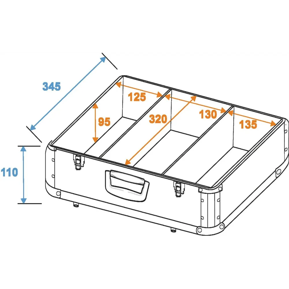 ROADINGER CD-Case ALU Digital-Booking abgerundet rt