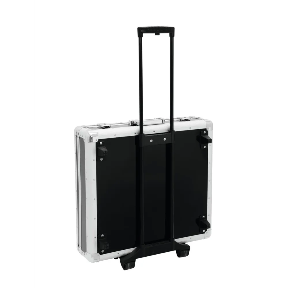 ROADINGER CD-Case, schwarz, 200 CDs, mit Trolley