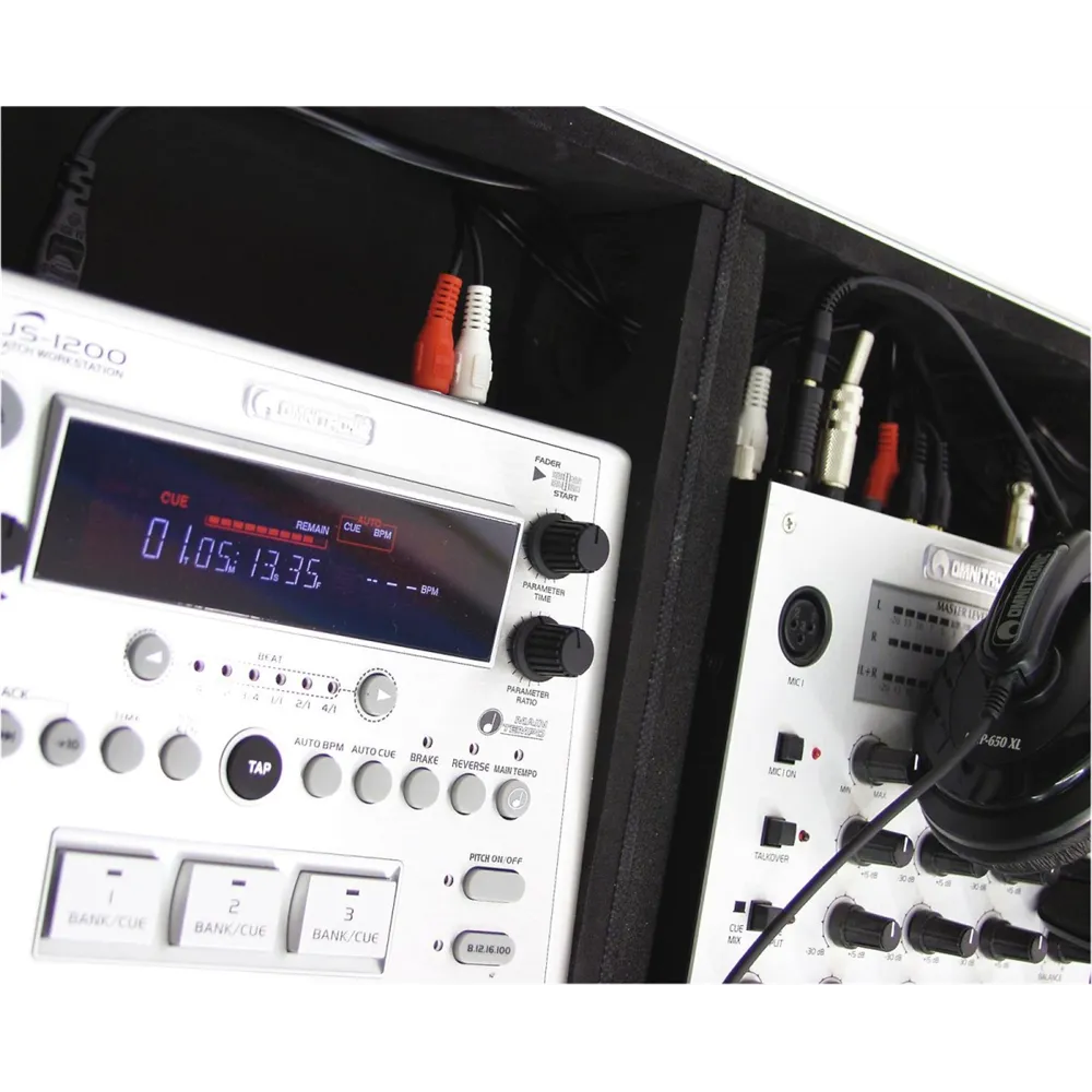 ROADINGER Universal-Konsole DIGI-1 2xCD/1xM-10 sil