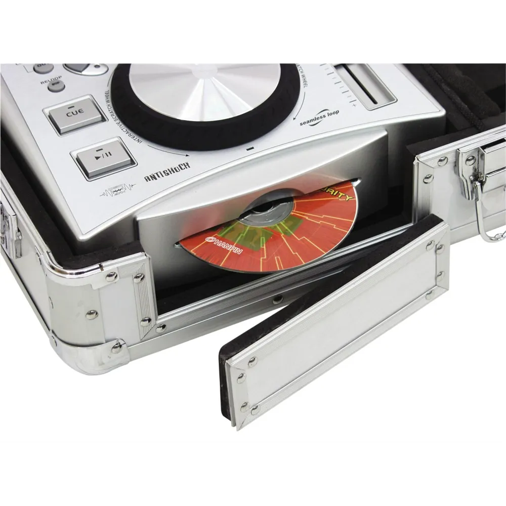 ROADINGER Universal-Konsole DIGI-1 2xCD/1xM-10 sil