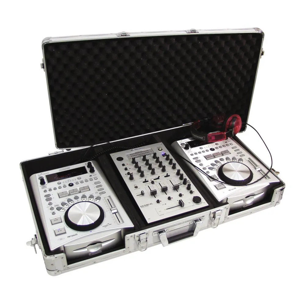 ROADINGER Universal-Konsole DIGI-1 2xCD/1xM-10 sil