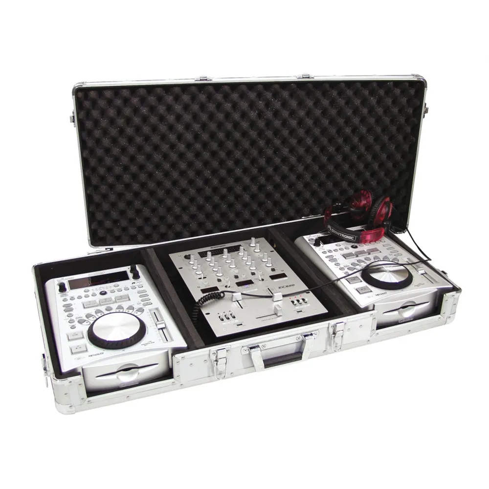 ROADINGER Universal-Konsole DIGI-1 2xCD/1xM-12 sil